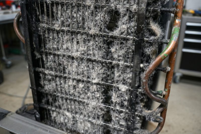 Clean the Multideck Display Chiller Condenser